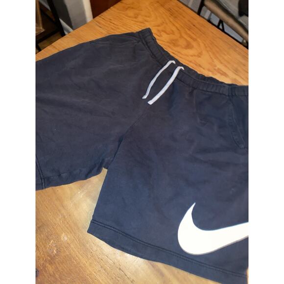 Nike Cotton Fleece Shorts Gym Basketball Sport Sweat Half Pants Large Tall - Picture 1 of 10